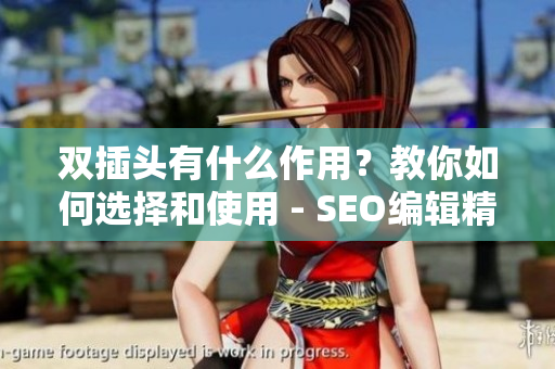 双插头有什么作用？教你如何选择和使用 - SEO编辑精选双插头操作技巧