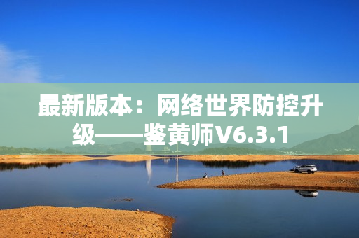 最新版本：网络世界防控升级——鉴黄师V6.3.1