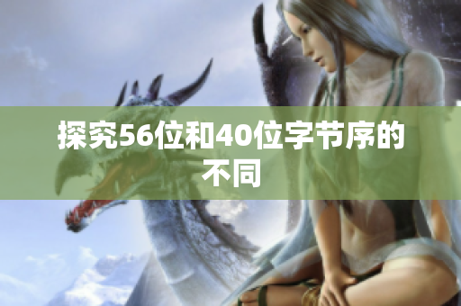 探究56位和40位字节序的不同