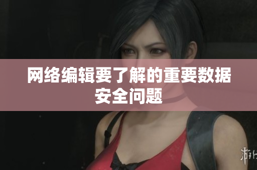 网络编辑要了解的重要数据安全问题