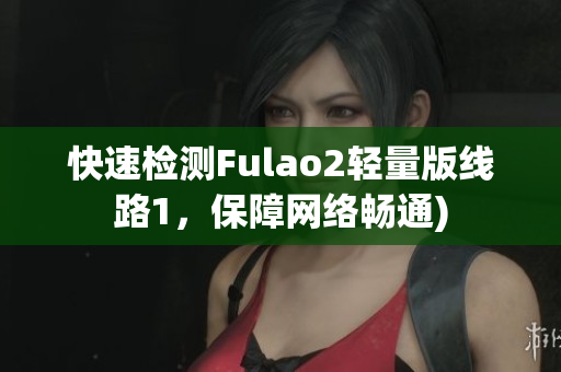 快速检测Fulao2轻量版线路1，保障网络畅通)