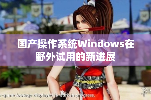 国产操作系统Windows在野外试用的新进展