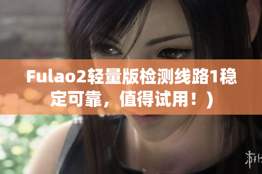 Fulao2轻量版检测线路1稳定可靠，值得试用！)