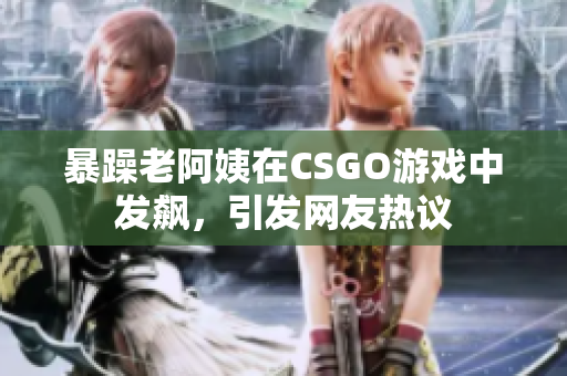 暴躁老阿姨在CSGO游戏中发飙，引发网友热议