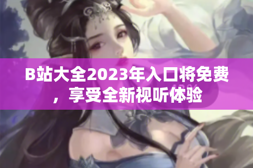 B站大全2023年入口将免费，享受全新视听体验