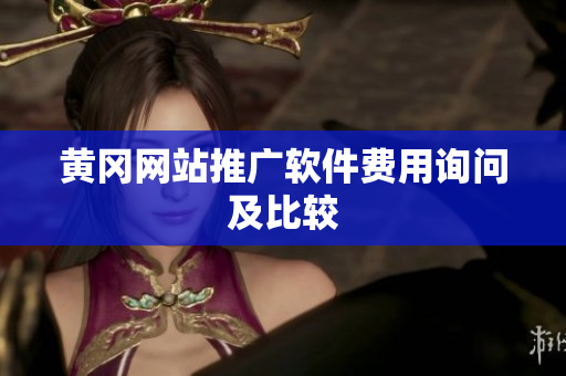 黄冈网站推广软件费用询问及比较