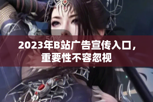 2023年B站广告宣传入口，重要性不容忽视