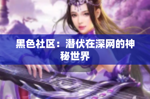 黑色社区：潜伏在深网的神秘世界