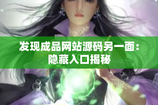 发现成品网站源码另一面：隐藏入口揭秘