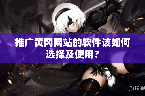 推广黄冈网站的软件该如何选择及使用？
