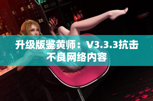 升级版鉴黄师：V3.3.3抗击不良网络内容