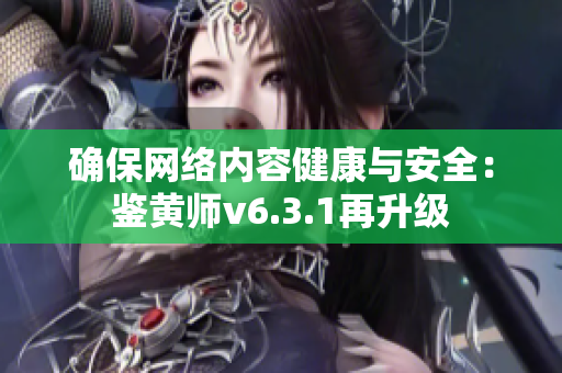 确保网络内容健康与安全：鉴黄师v6.3.1再升级