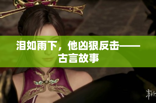 泪如雨下，他凶狠反击——古言故事