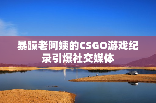 暴躁老阿姨的CSGO游戏纪录引爆社交媒体