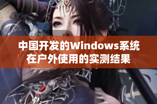 中国开发的Windows系统在户外使用的实测结果