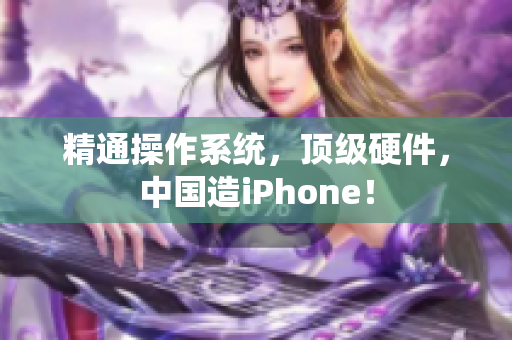 精通操作系统，顶级硬件，中国造iPhone！