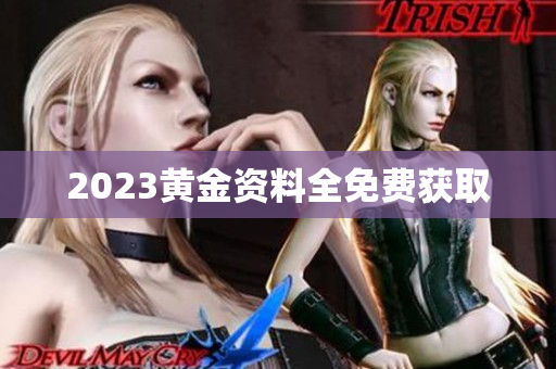 2023黄金资料全免费获取