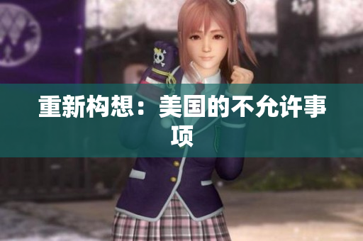 重新构想：美国的不允许事项