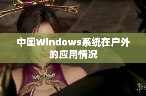 中国Windows系统在户外的应用情况