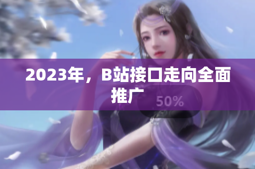 2023年，B站接口走向全面推广