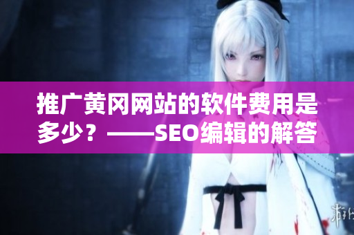推广黄冈网站的软件费用是多少？——SEO编辑的解答