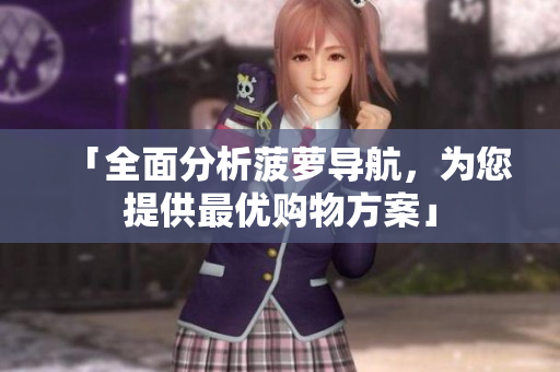 「全面分析菠萝导航，为您提供最优购物方案」