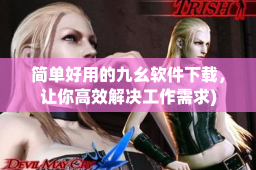 简单好用的九幺软件下载，让你高效解决工作需求)