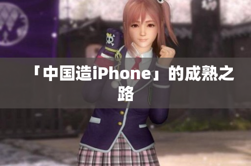 「中国造iPhone」的成熟之路