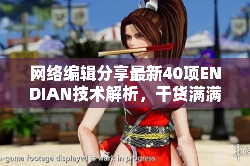 网络编辑分享最新40项ENDIAN技术解析，干货满满