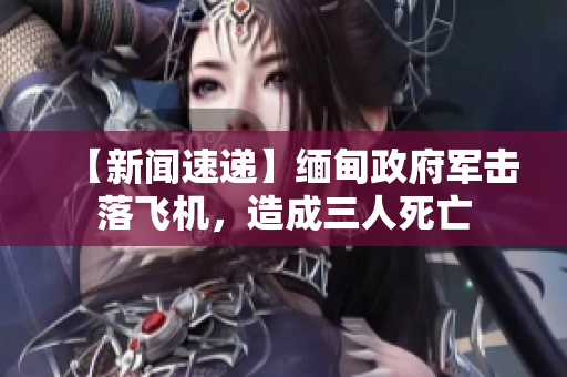 【新闻速递】缅甸政府军击落飞机，造成三人死亡