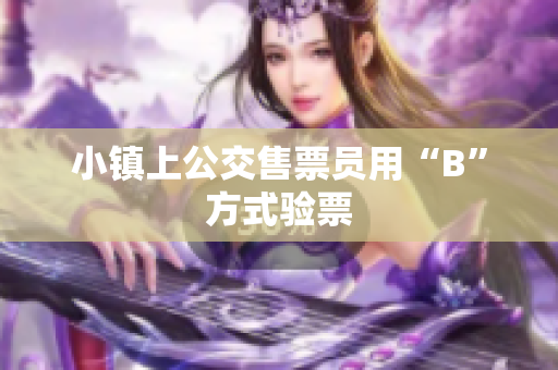 小镇上公交售票员用“B”方式验票