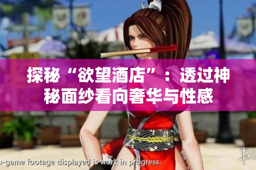 探秘“欲望酒店”：透过神秘面纱看向奢华与性感