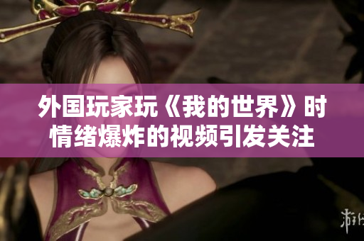 外国玩家玩《我的世界》时情绪爆炸的视频引发关注