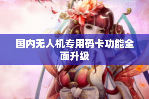 国内无人机专用码卡功能全面升级