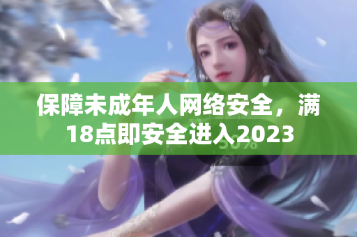 保障未成年人网络安全，满18点即安全进入2023