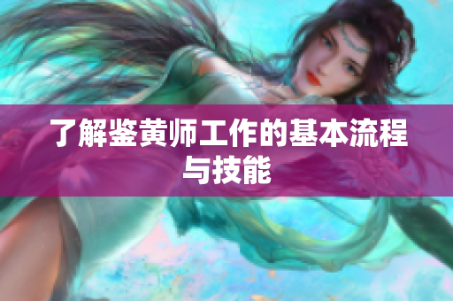 了解鉴黄师工作的基本流程与技能