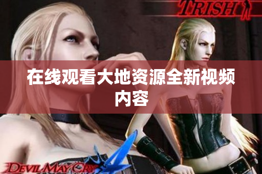 在线观看大地资源全新视频内容