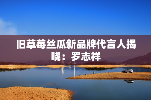 旧草莓丝瓜新品牌代言人揭晓：罗志祥