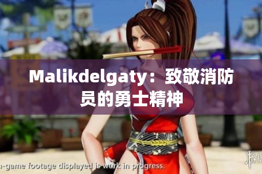 Malikdelgaty：致敬消防员的勇士精神