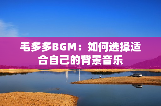 毛多多BGM：如何选择适合自己的背景音乐