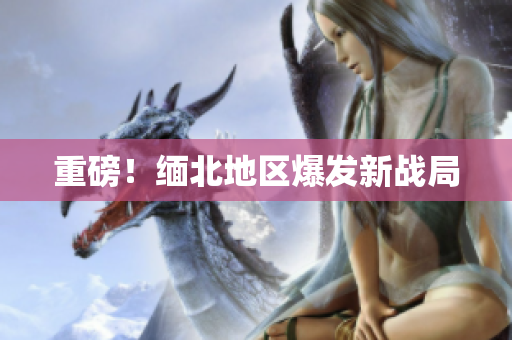 重磅！缅北地区爆发新战局