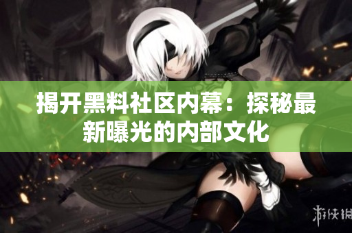 揭开黑料社区内幕：探秘最新曝光的内部文化