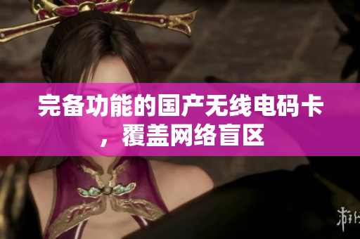 完备功能的国产无线电码卡，覆盖网络盲区