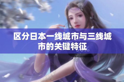 区分日本一线城市与三线城市的关键特征