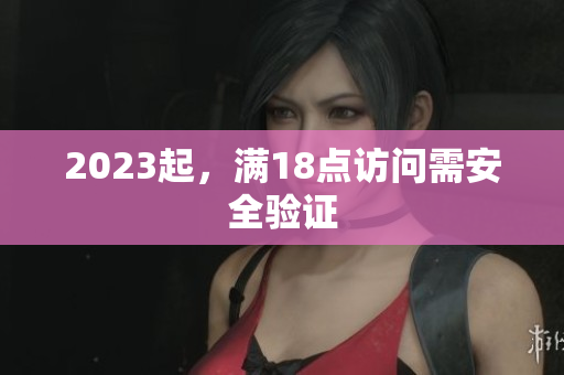 2023起，满18点访问需安全验证