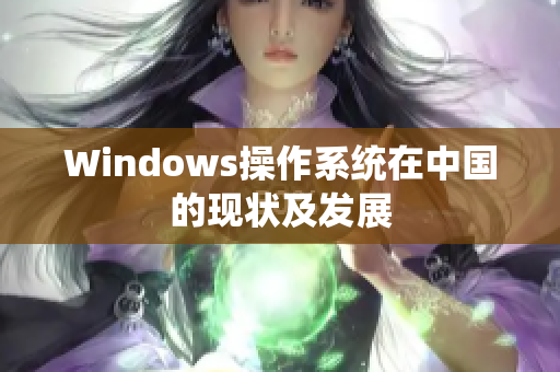 Windows操作系统在中国的现状及发展