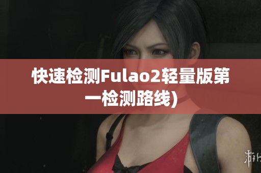 快速检测Fulao2轻量版第一检测路线)