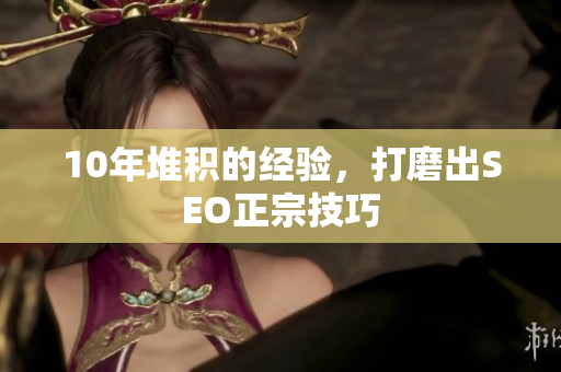 10年堆积的经验，打磨出SEO正宗技巧