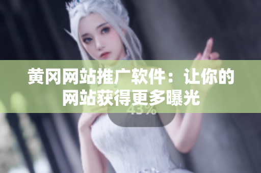 黄冈网站推广软件：让你的网站获得更多曝光