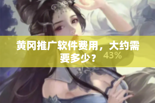 黄冈推广软件费用，大约需要多少？